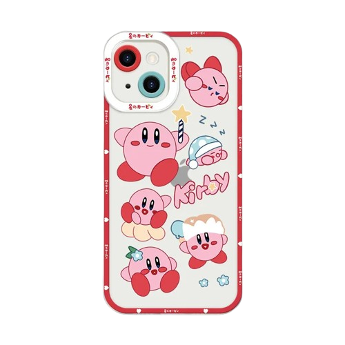 Star Kirby Clear Samsung Phone Cases