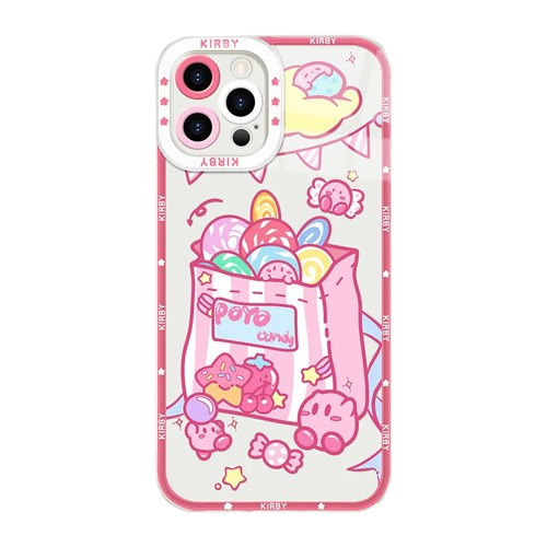 Star Kirby Clear Samsung Phone Cases