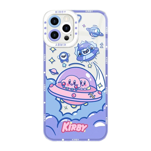 Star Kirby Clear Samsung Phone Cases