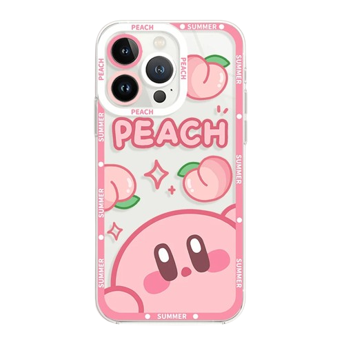 Star Kirby Clear Samsung Phone Cases