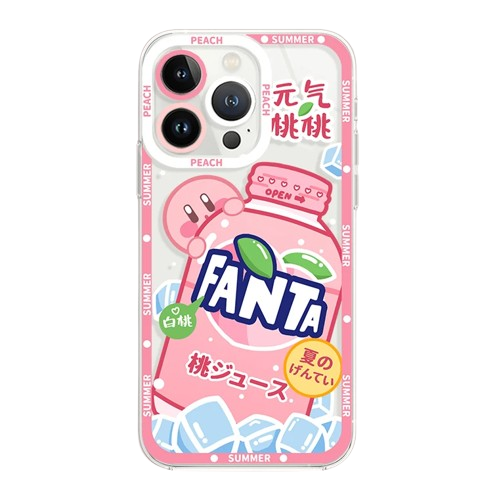 Star Kirby Clear Samsung Phone Cases