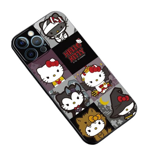 Hello Kitty Black Silicone iPhone Cases