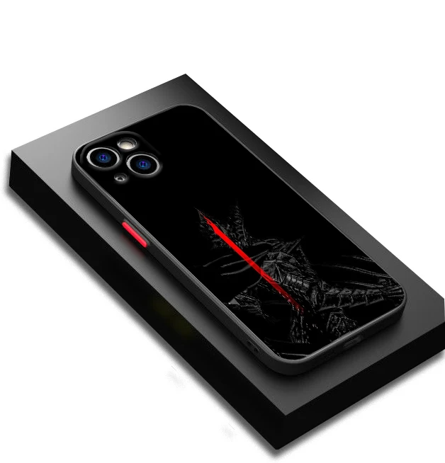 Black Berserk Anime iPhone  Case