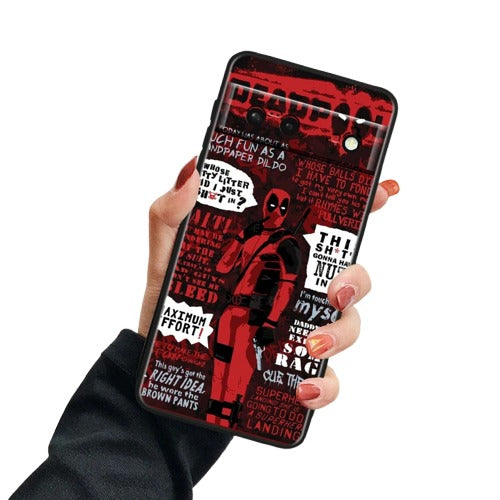 Funny Deadpool Google Pixel Phone Cases