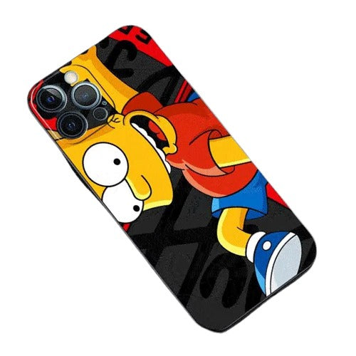 Simpsons Bart Homer iPhone Cases