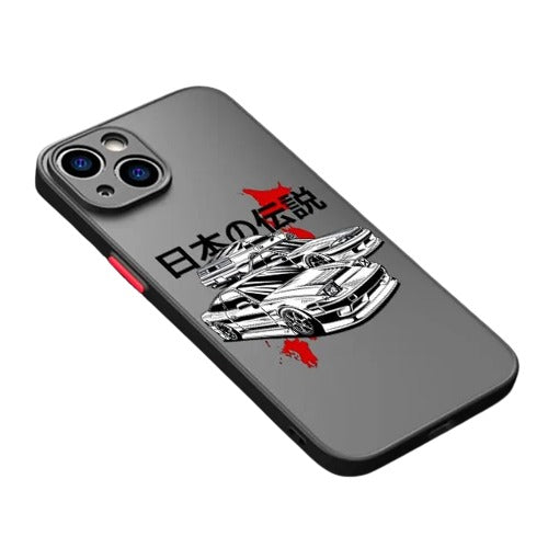 Japanese JDM Drift Car Red Sun iPhone Case