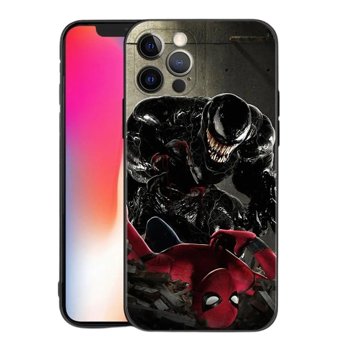 Venom vs Spiderman iPhone Case