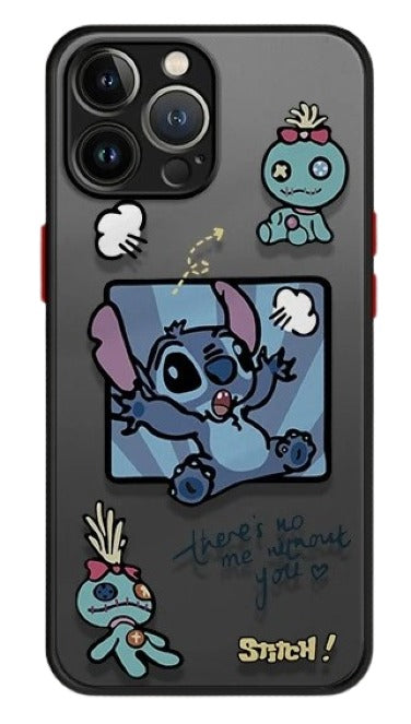 Cartoon Happy Stitch Samsung Phone Case