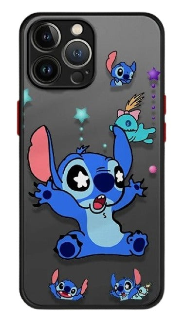 Cartoon Happy Stitch Samsung Phone Case