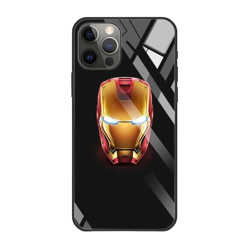 Marvel Iron Man Tempered Glass iPhone Case