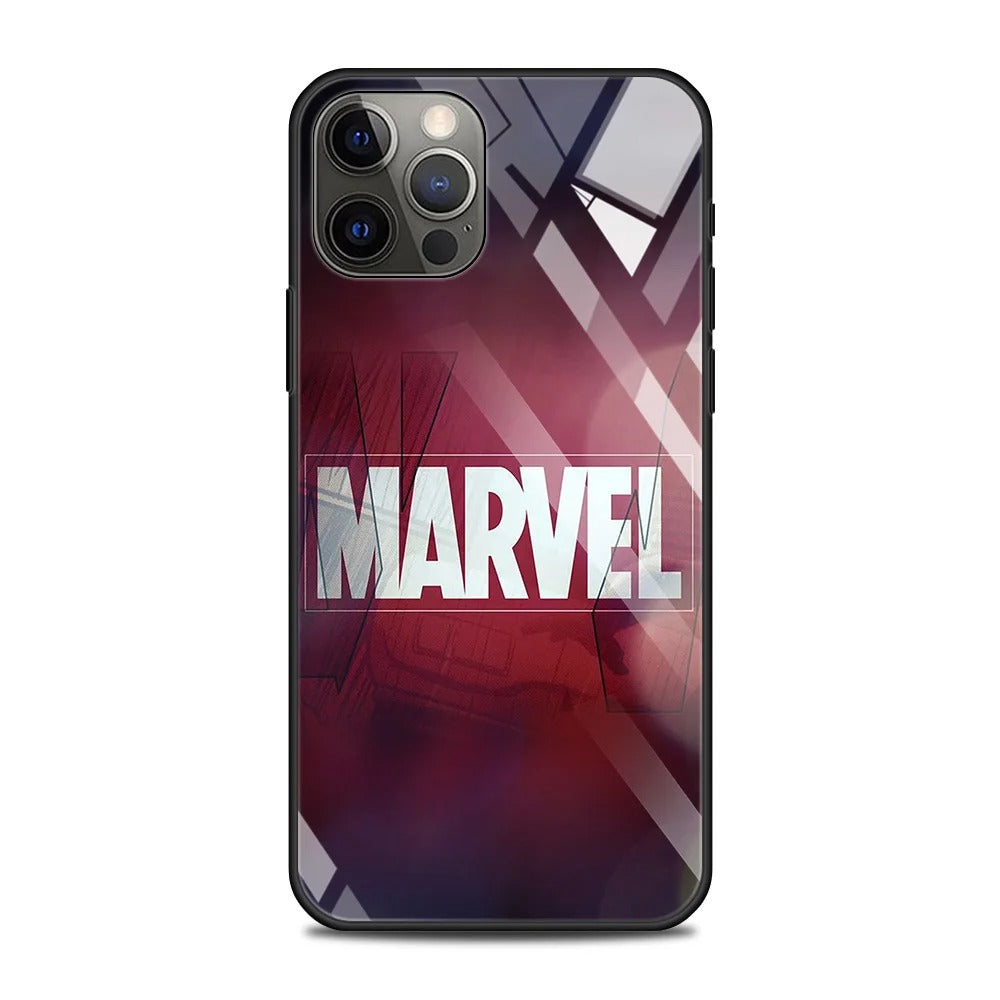 Marvel Tempered Glass iPhone Case