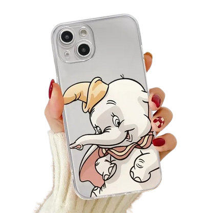 Dumbo & Winnie the Pooh Bear  Clear iPhone Case