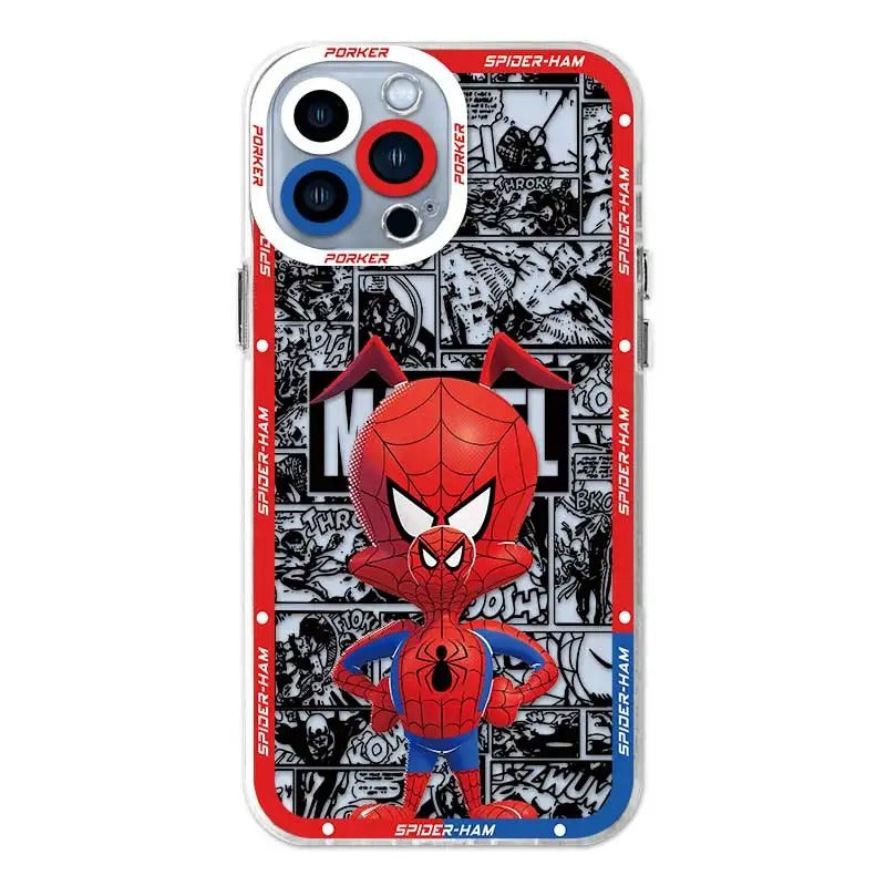 Marvel Spider Man Clear Samsung Galaxy Case