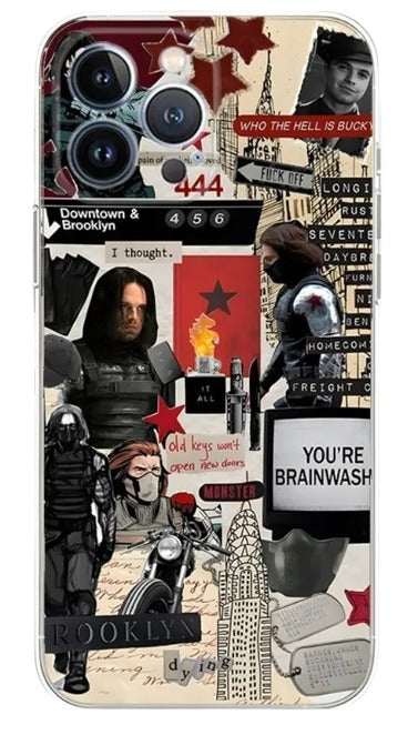 Bucky Barnes Winter Soldier iPhone Case