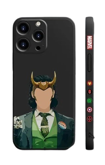 Marvel Loki and Wanda No Face iPhone Case