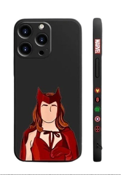 Marvel Loki and Wanda No Face iPhone Case