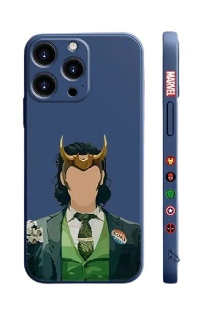 Marvel Loki and Wanda No Face iPhone Case