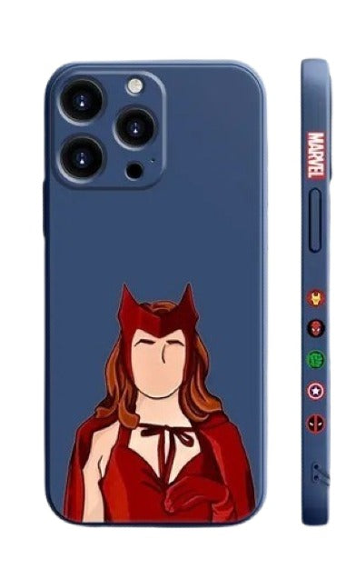 Marvel Loki and Wanda No Face iPhone Case